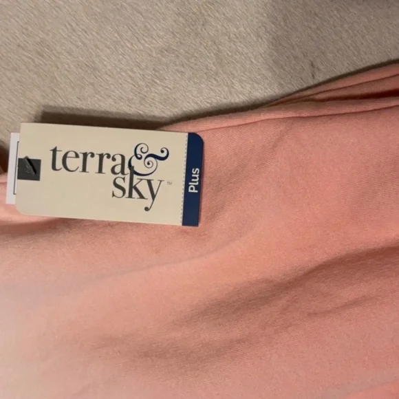 Terra & Sky Death Valley Graphic Oversized Sweatshirt Pink Sz 0-14W - Picture 4 of 4